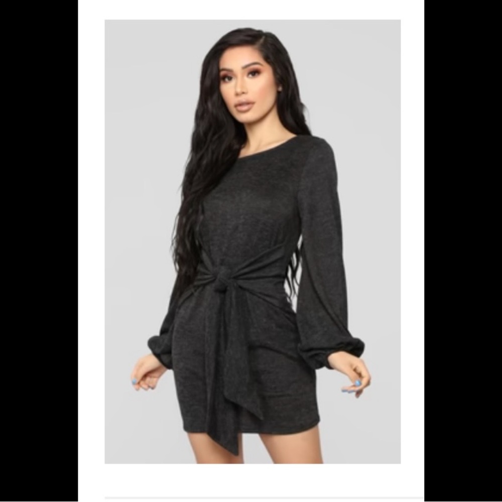 Fashion Nova All Tied Down Mini Dress